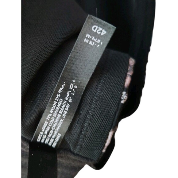 Torrid Dream Wire Free 42D Lightly Lined Skull Dark Floral Bra Pastel Whimsigoth - Picture 6 of 7